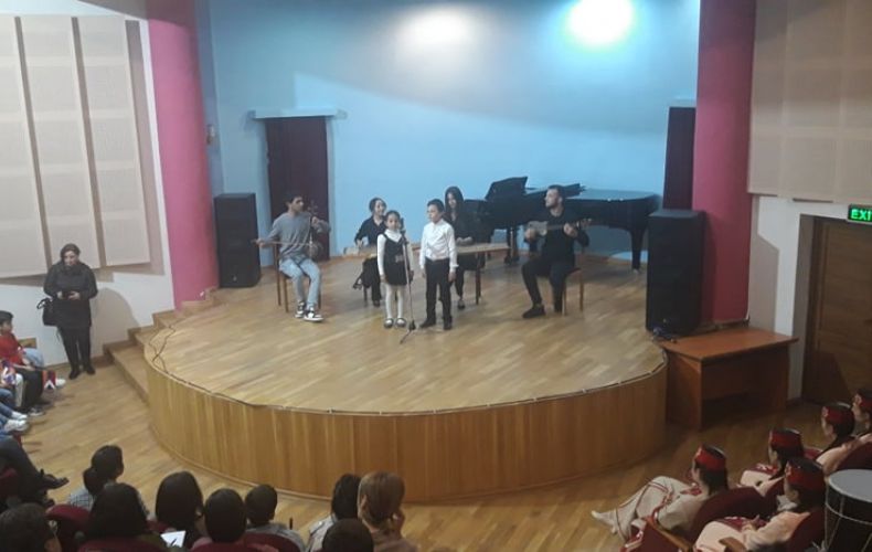  Hadrut and Shushi Art Schools Held Concert for the Staff of Armenian Relief Society
