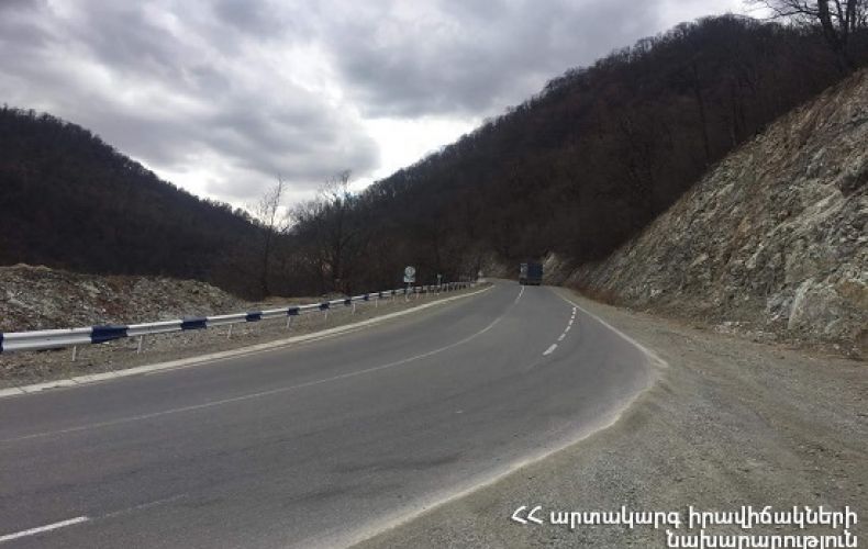 В Армении автодороги в основном проходимы