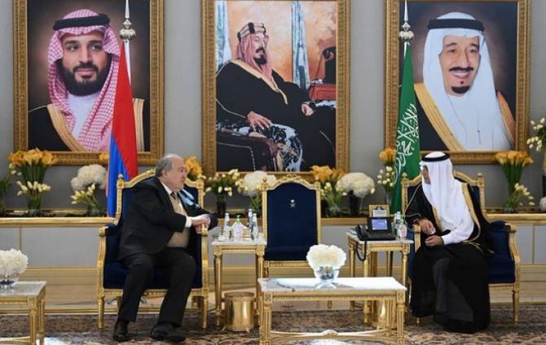 President Sarkissian pays historical visit to Saudi Arabia