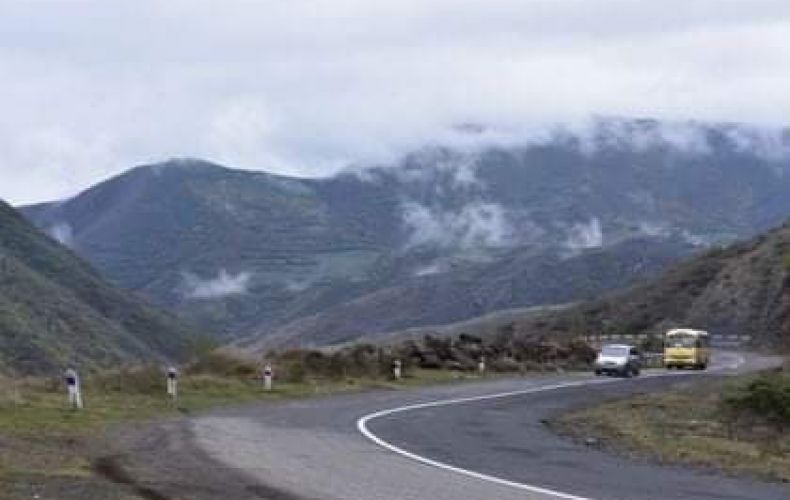 Traffic restores on Stepanakert-Shushi-Berdzor interstate road