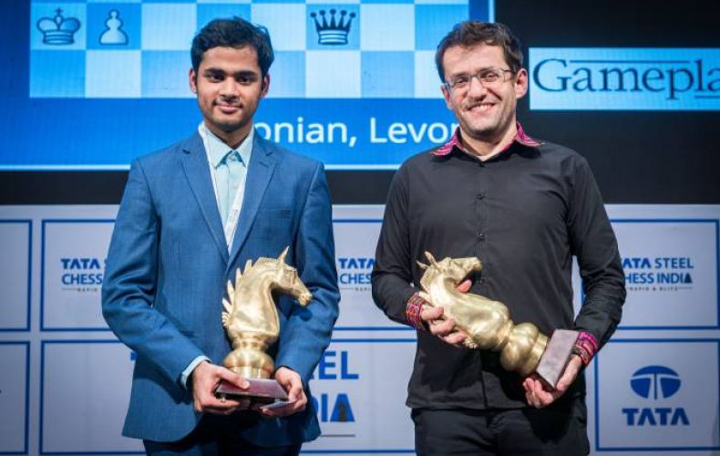 Aronian wins Tata Steel India blitz title