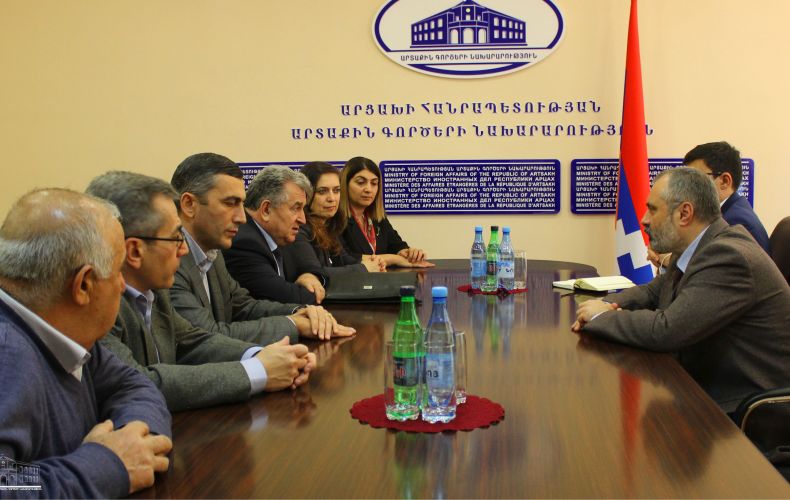 Министр иностранных дел принял делегацию НАН Республики Армения