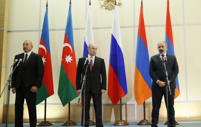 Armenian Prime Minister, Russian President, Azerbaijani President adopt joint statement