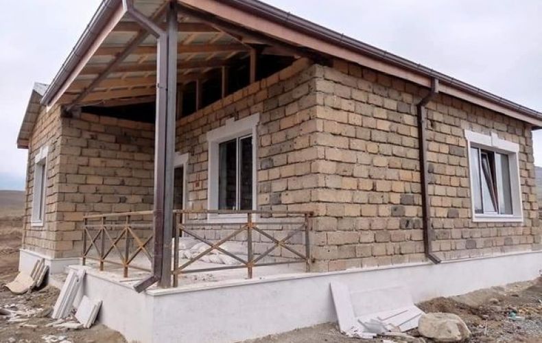 New settlement being built in the administrative territory of Artsakh's Astghashen community