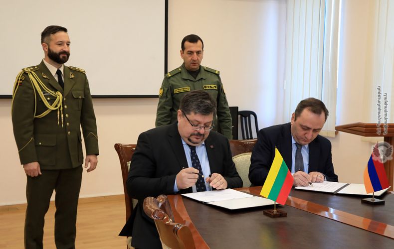 Ստորագրվել է 2022 թվականի Հայաստանի և Լիտվայի միջև երկկողմ ռազմական համագործակցության ծրագիրը
