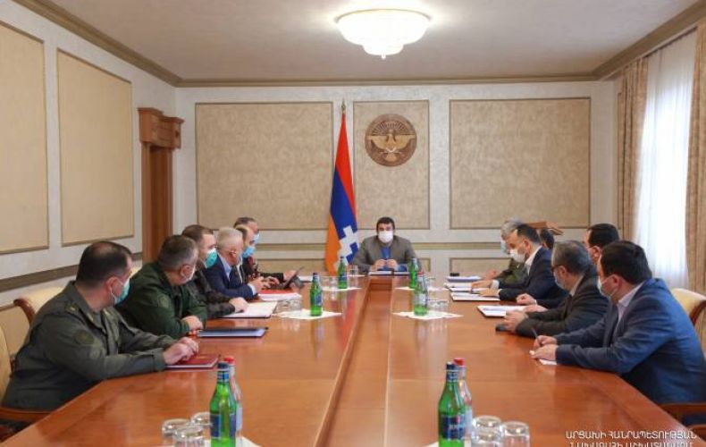 President Arayik Harutyunyan chaired the Security Council meeting