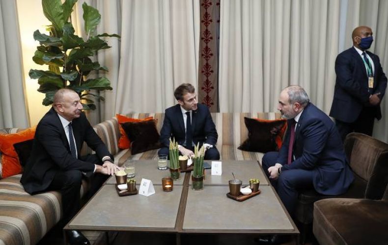 Trilateral meeting between PM Pashinyan, Aliyev and Macron took place  in Brussels
