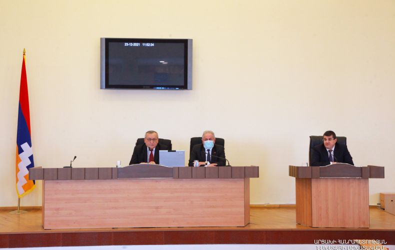 Arayik Harutyunyan delivered a speech during the discussion of the State budget for 2022 in the National Assembly
