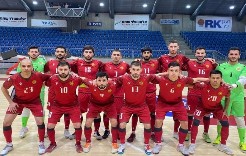 Сборная Армении по футзалу обыграла команду Израиля со счетом 9:2