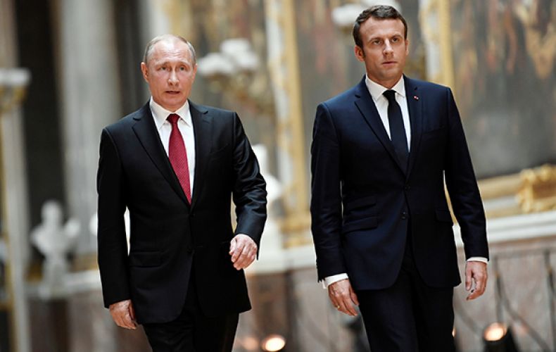Путин и Макрон обсудили Нагорный Карабах