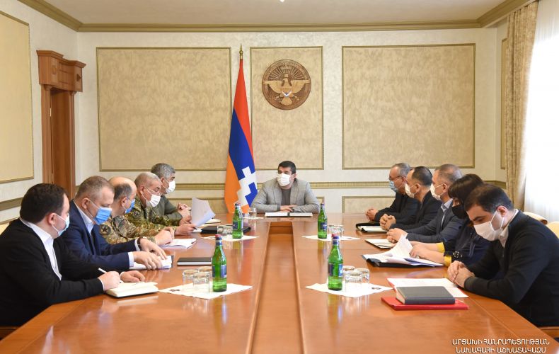 Artsakh President convened an enlarged consultation