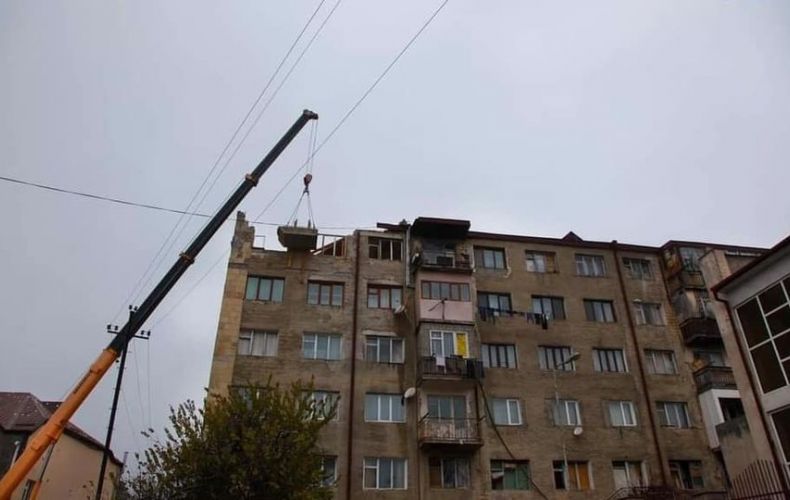 Due to the 44-Day Artsakh War, 5869 buildings damaged in the capital and Askeran. Restoration works underway
