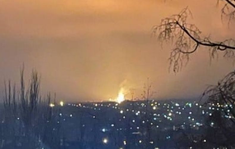 Powerful explosion occurs in Luhansk