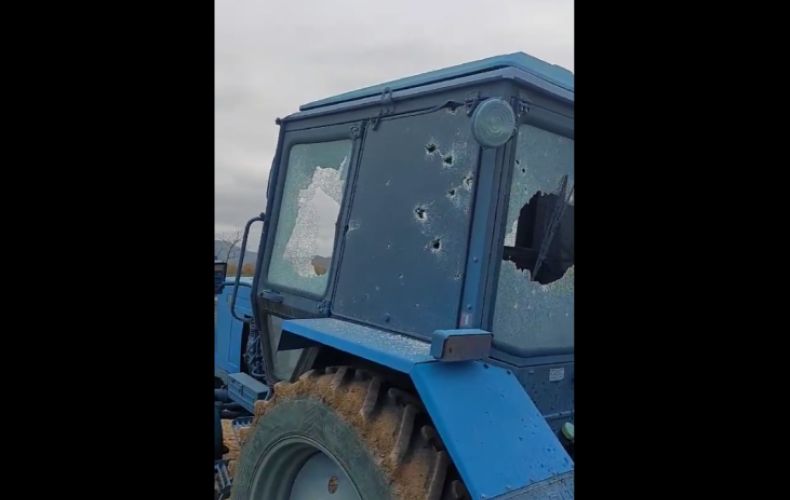 Azerbaijan fires on tractor in Artsakh's Nakhichevanik village