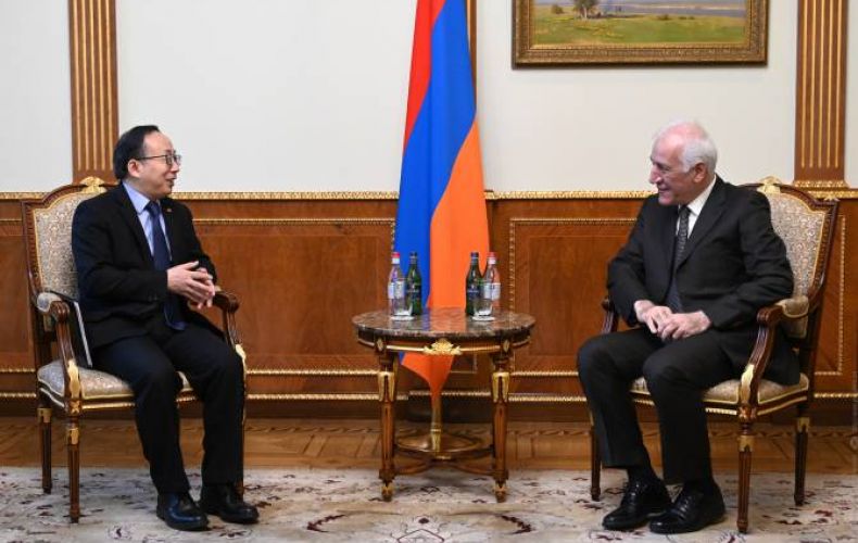 Armenian President, Chinese Ambassador discuss opportunities of expanding mutual partnership