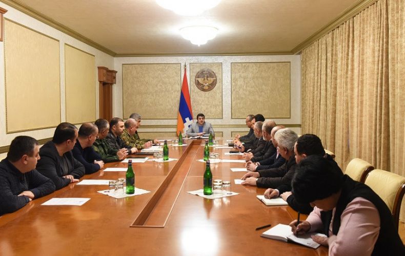 Artsakh President convenes expanded sitting of the Security Council