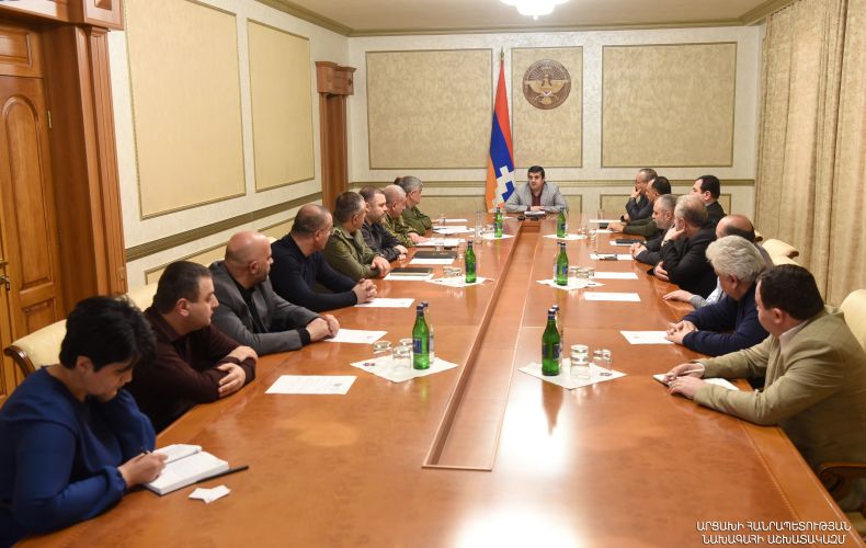 Состоялось очередное заседание Совета безопасности под председательством президента Арутюняна