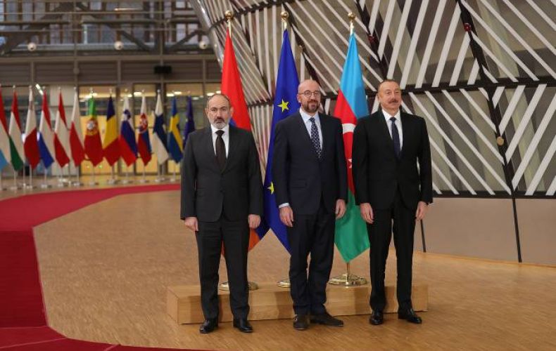 Trilateral meeting between Nikol Pashinyan, Charles Michel and Ilham Aliyev takes place in Brussels