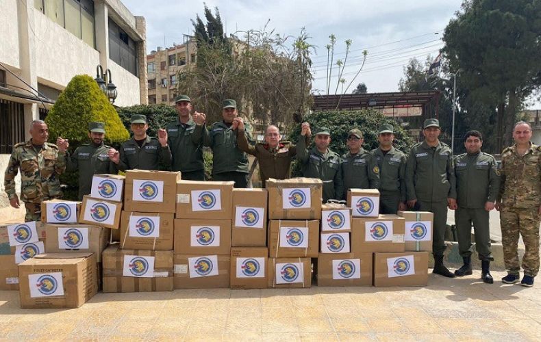 Гуманитарная группа Армении передала медучреждениям Алеппо 4 тонны медикаментов