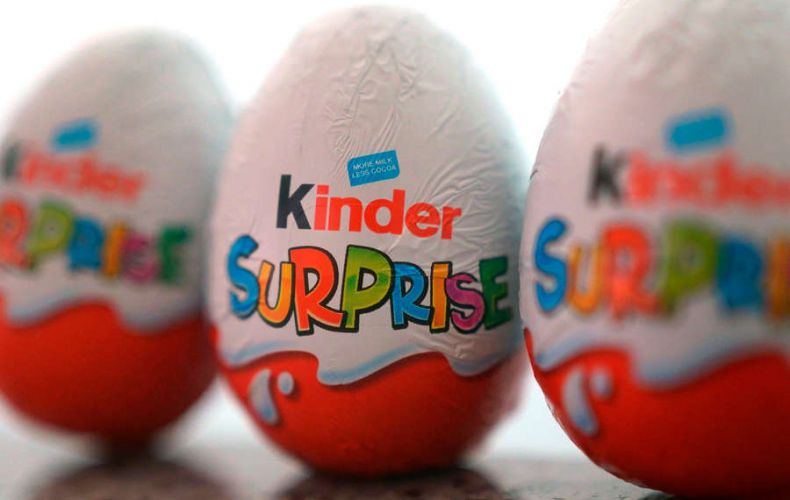 Armenia temporarily bans Kinder chocolate imports from Germany over international reports of salmonella cases