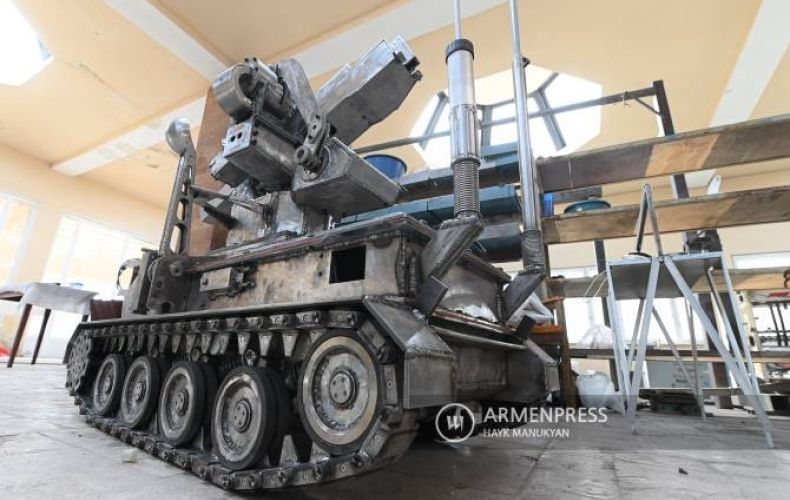Боевая машина армянского производства может заменить солдата на поле боя
