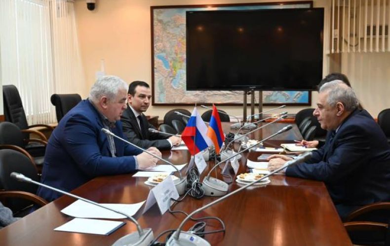 Вагаршак Арутюнян обсудил с Казбеком Тайсаевым вопросы развития армяно-российского межпарламентского сотрудничества