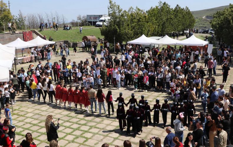 A feast of traditional dishes dedicated to Easter organized in Berdashen