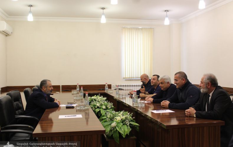 Artsakh FM met with heads of parliamentary factions in the National Assembly of the Republic of Artsakh
