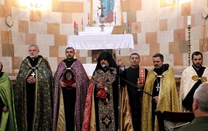 Requiem service  held in Holy Mother of God Cathedral in Stepanakert