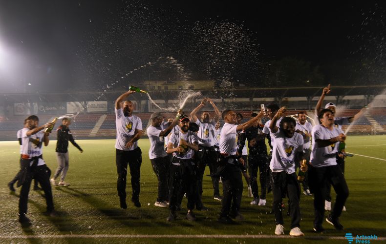 Футбольная команда «Нагорный Арцах» стала чемпионом Армении: Спортсменов встретили в Степанакерте
