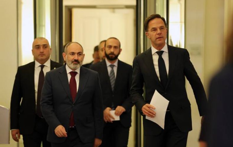 We are determined in opening era of peaceful development for our country, region – Pashinyan, Rutte meeting takes place