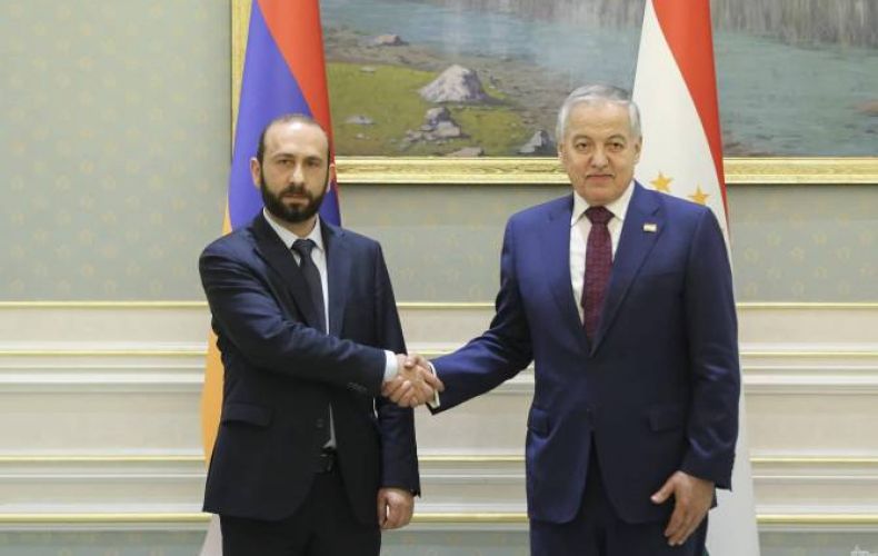 Armenia and Tajikistan FMs discuss cooperation issues