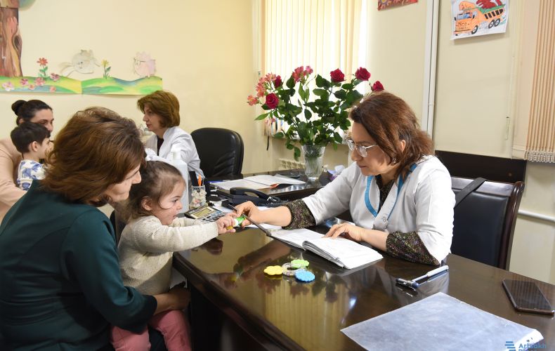 Pediatric neurologists from Yerevan conduct free consultations and examinations in Stepanakert