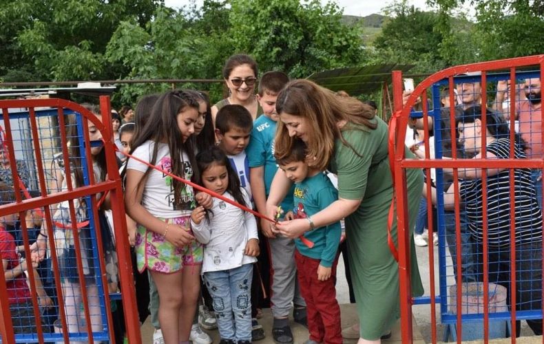 В общине Кармир шука открыли детскую площадку, идет ремонт детского сада
