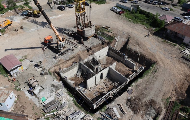 Construction of a multi-storey building started in Stepanakert