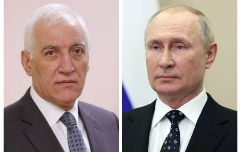 Armenian President to meet with Russia’s Putin in St. Petersburg