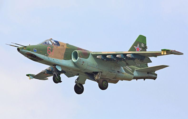 В Белгородской области разбился военный самолет Су-25