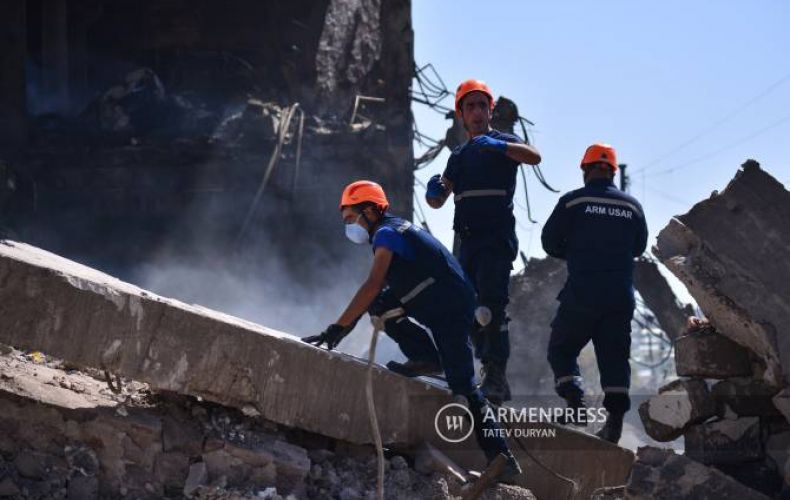 8 people unaccounted for in Yerevan blast