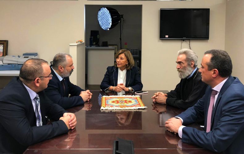 Давид Бабаян встретился с ответственными лицами Всеармянского фонда «Айастан»