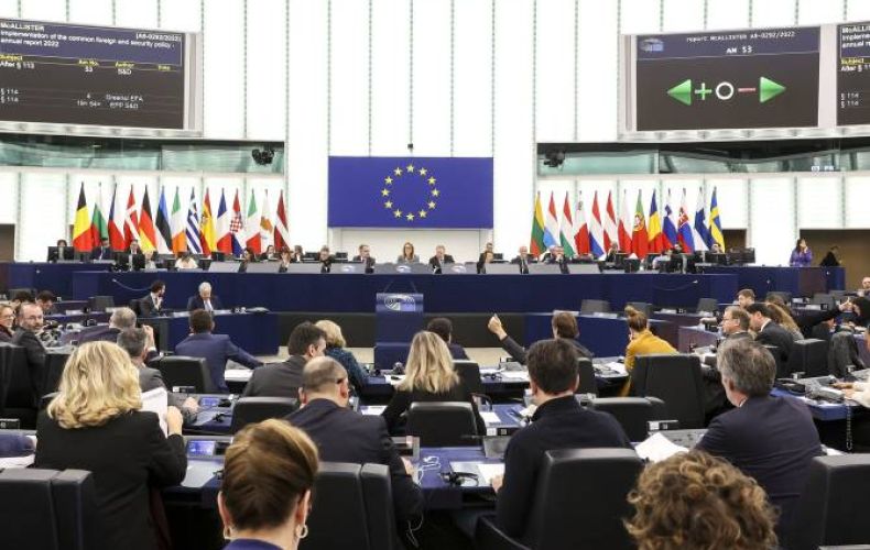 European Parliament adopts resolution calling on Azerbaijan to immediately reopen Lachin Corridor, consider deployment of OSCE int'l peacekeepers