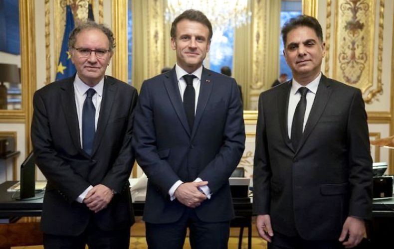 Сопредседатели Координационного совета армянских организаций Франции обсудили с Макроном ситуацию в Арцахе