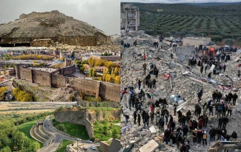 Թուրքիայում և Սիրիայում երկրաշարժի հետևանքով վնասվել են պատմական շինություններ, այդ թվում՝ Տիգրանակերտի ամրոցը
