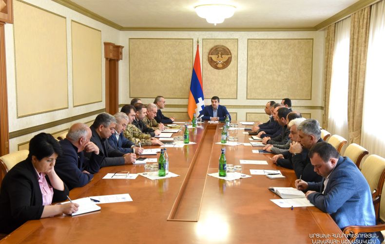 We rejected Azerbaijan's proposal. President Harutyunyan convened an extended meeting of the Security Council