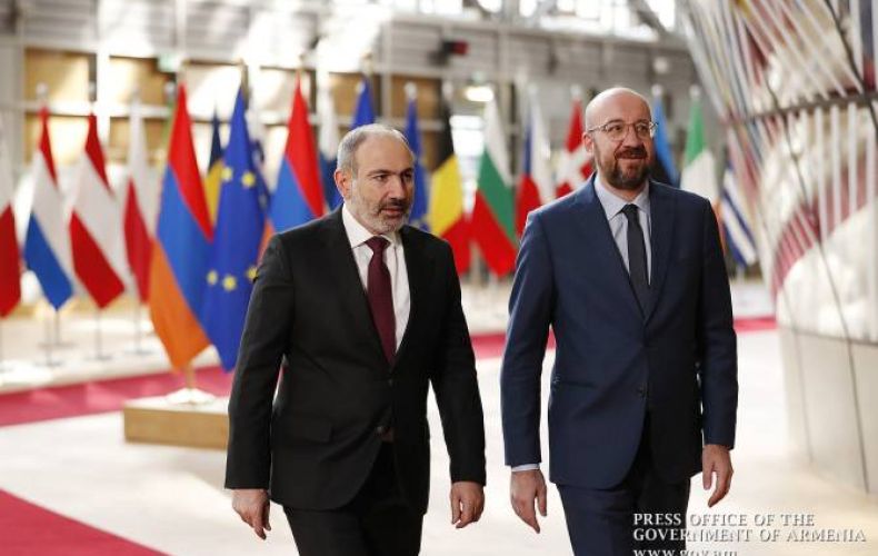 Armenia PM holds telephone conversation European Council President