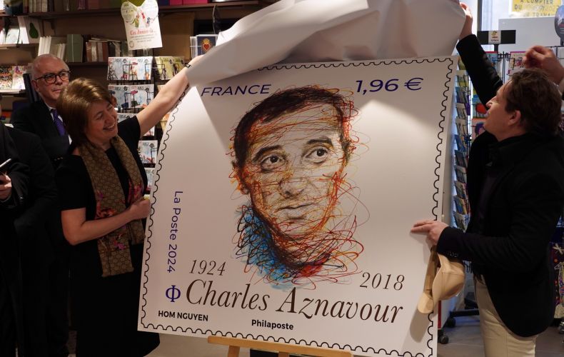 Ֆրանսիայում թողարկվել են Միսաք Մանուշյանին և Շառլ Ազնավուրին նվիրված նամականիշներ
